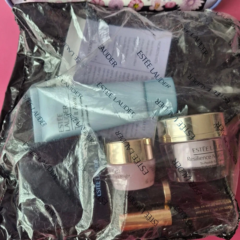 Estee Lauder Resilience Multi-Effect Skincare Night Eye Creme Makeup Set  NEW